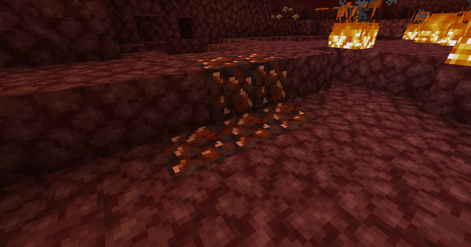 Hellstone Ore in the Nether